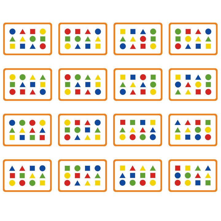 VIGA Gra Logiczna Odwzoruj Kolory i Figury Sorter Montessori