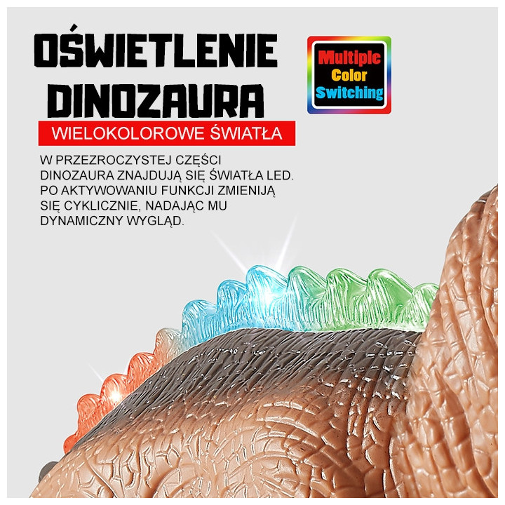 WOOPIE Dinozaur Zdalnie Sterowany RC Robot T-Rex