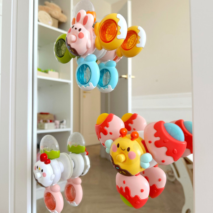 WOOPIE BABY Spinner Zabawka Sensoryczna Pszczoła Kurczak Królik Wymien