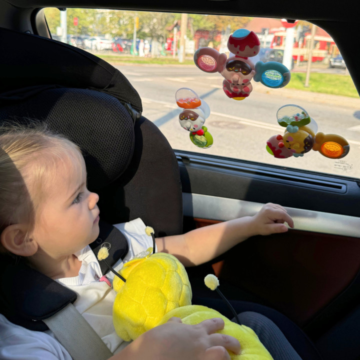 WOOPIE BABY Spinner Zabawka Sensoryczna Pszczoła Kurczak Królik Wymien