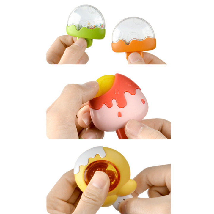 WOOPIE BABY Spinner Zabawka Sensoryczna Pszczoła Kurczak Królik Wymien