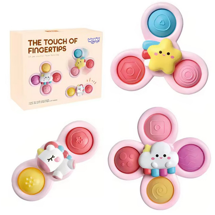 WOOPIE BABY Kosmiczny Spinner Pop-it Zabawka Sensoryczna Wymienne 3 sz
