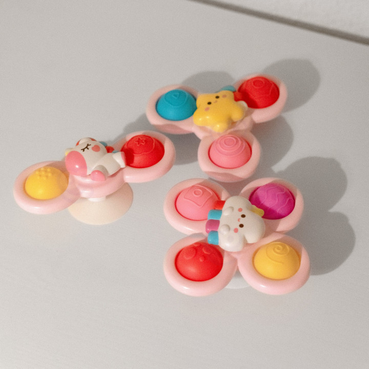 WOOPIE BABY Kosmiczny Spinner Pop-it Zabawka Sensoryczna Wymienne 3 sz