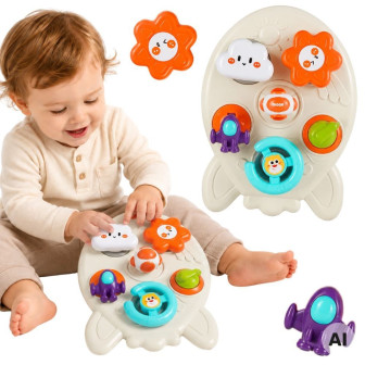 WOOPIE BABY Tablica Aktywności Edukacyjna Rakieta 7w1