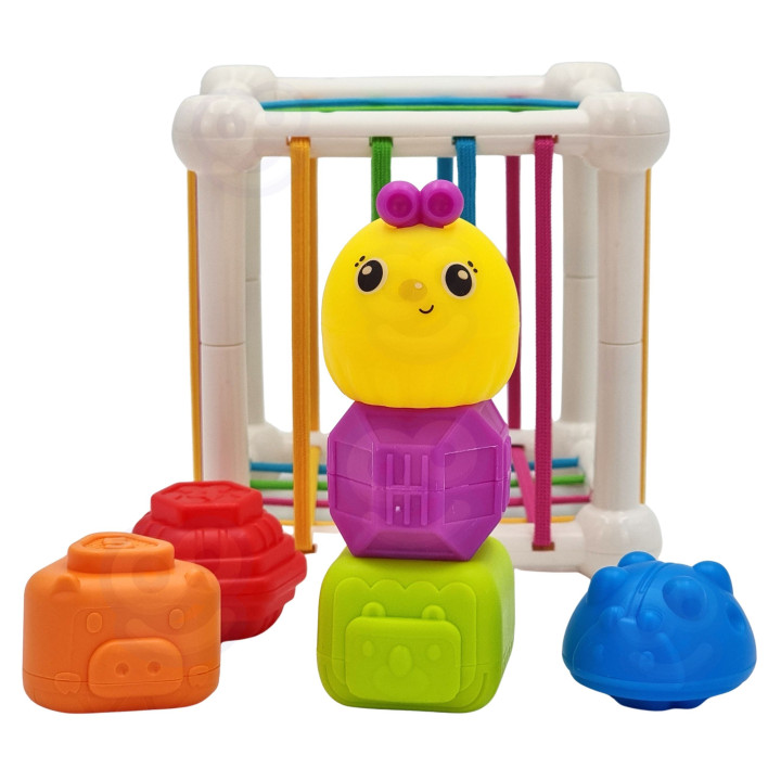 WOOPIE BABY Elastyczna Kostka Sensoryczna Sorter dla Dzieci Zwierzątka