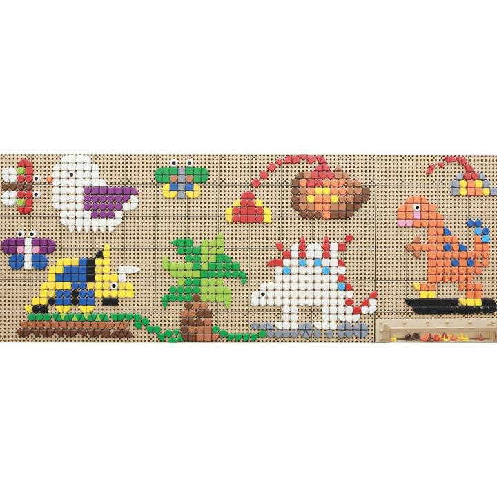 MASTERKIDZ Geometryczne Elementy 8 Kolorów 256 szt Akcesoria do tablic