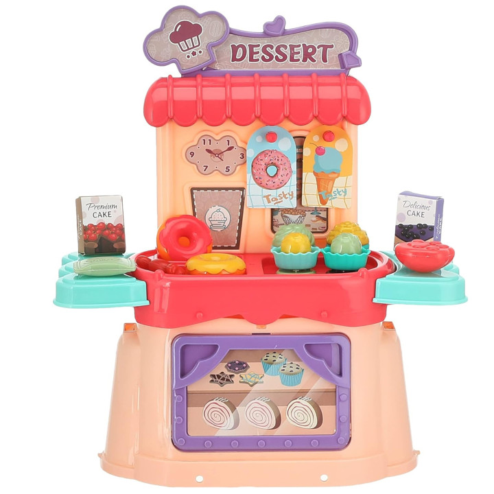 WOOPIE Lodziarnia Cukiernia Walizka Plecak Sklep z Lodami Zestaw 3w1 2