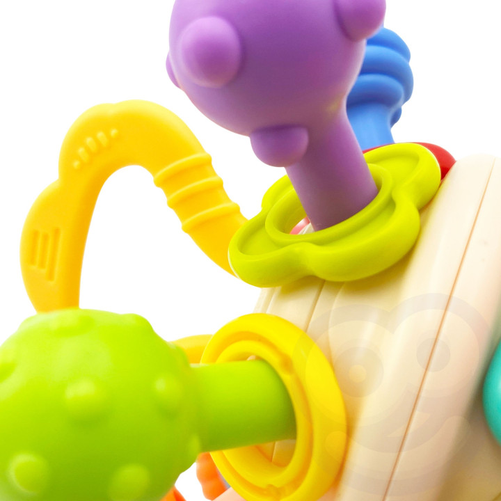 WOOPIE BABY Miękka Grzechotka 2w1 Gryzak Zabawka Sensoryczna dla Niemo