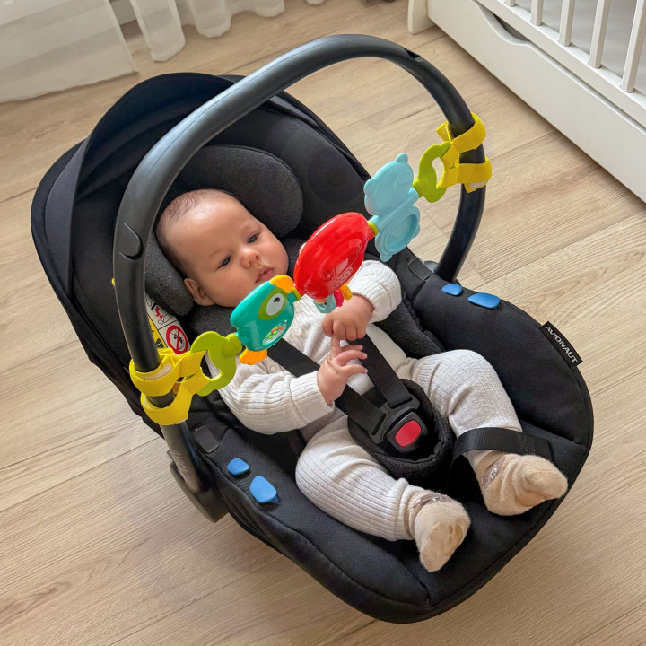 WOOPIE BABY Zawieszka Wózka Łóżeczka Sensoryczna Grająca Grzechotka Lu