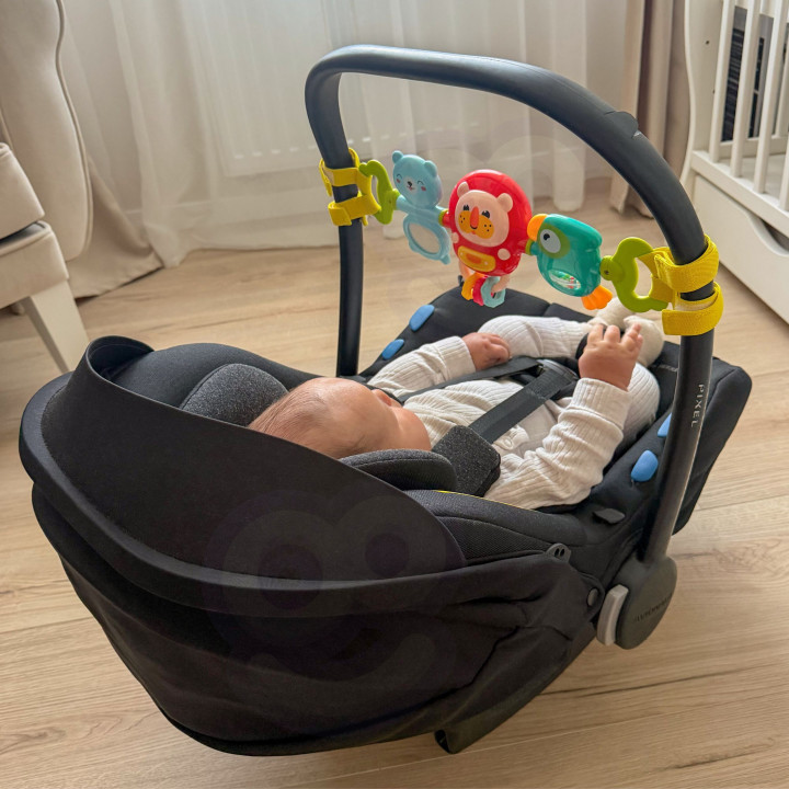 WOOPIE BABY Zawieszka Wózka Łóżeczka Sensoryczna Grająca Grzechotka Lu