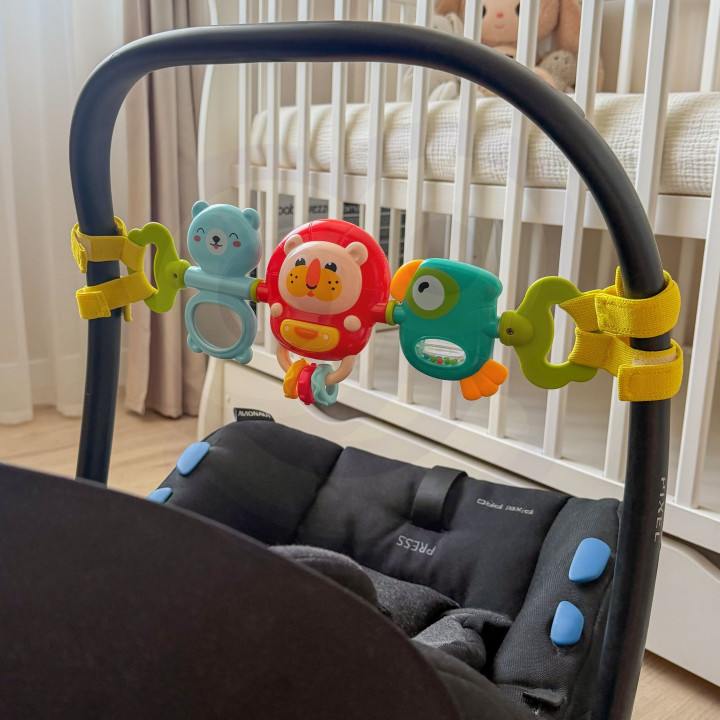 WOOPIE BABY Zawieszka Wózka Łóżeczka Sensoryczna Grająca Grzechotka Lu