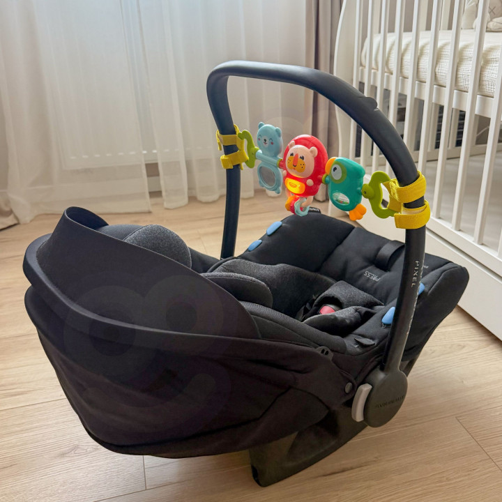 WOOPIE BABY Zawieszka Wózka Łóżeczka Sensoryczna Grająca Grzechotka Lu
