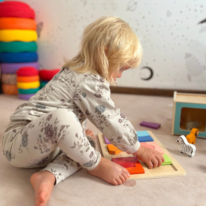 WOOPIE GREEN Box Pudełko XXL Montessori Edukacyjne 7w1 Sensoryczne 31-