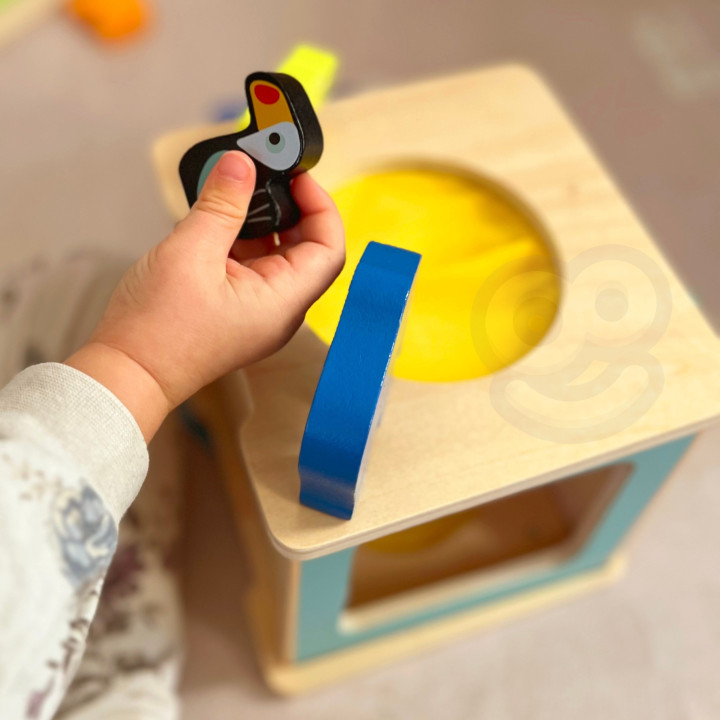 WOOPIE GREEN Box Pudełko XXL Montessori Edukacyjne 7w1 Sensoryczne 31-