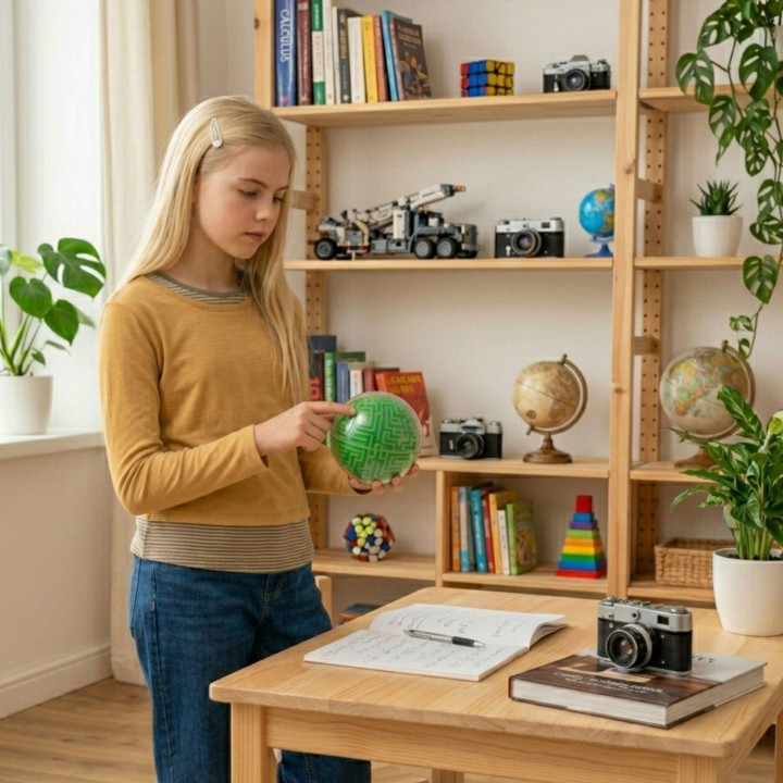 
						WOOPIE Zielona Kula Labirynt 3D Gra Zręcznościowa Amaze Ball
		