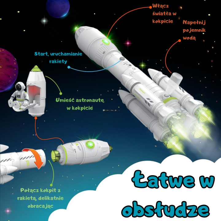 
						WOOPIE Interaktywna Rakieta Kosmiczna Space Set
					