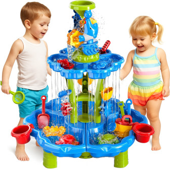 
						WOOPIE Stolik Wodny 2w1 Piaskownica Fontanna XXL Aquapark z Del