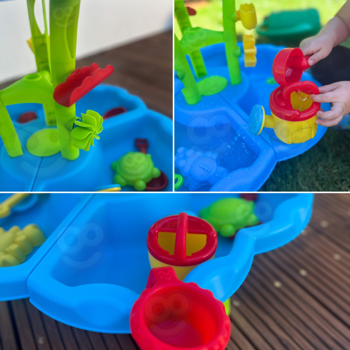 
						WOOPIE Stolik Wodny 2w1 Piaskownica Fontanna XXL Aquapark z Del