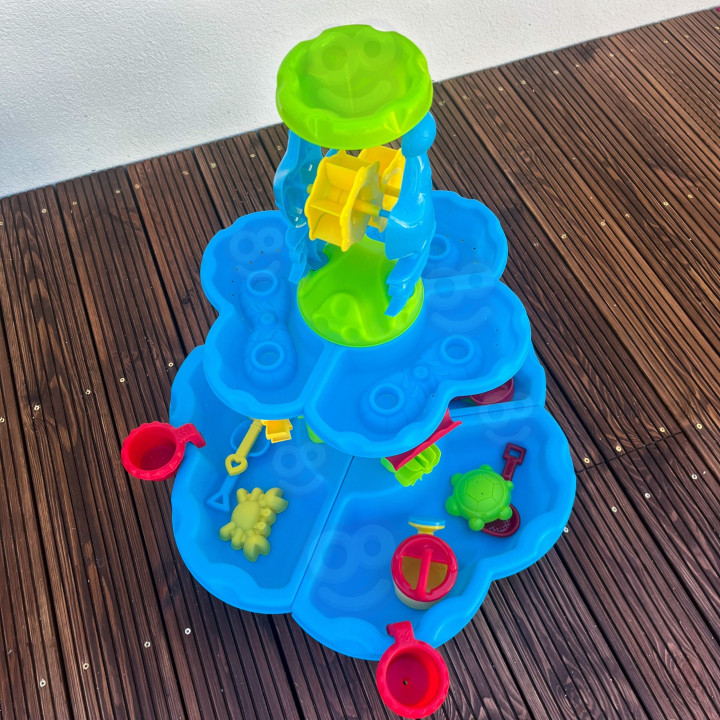 
						WOOPIE Stolik Wodny 2w1 Piaskownica Fontanna XXL Aquapark z Del