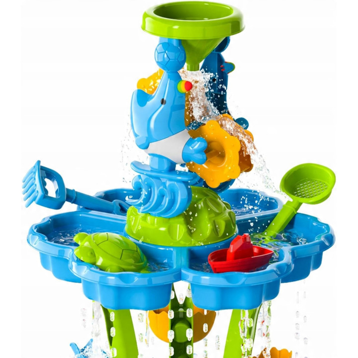 
						WOOPIE Stolik Wodny 2w1 Piaskownica Fontanna XXL Aquapark z Del