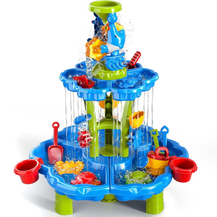 
						WOOPIE Stolik Wodny 2w1 Piaskownica Fontanna XXL Aquapark z Del