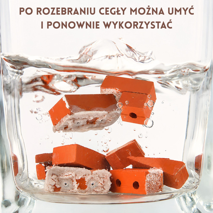 
						WOOPIE Zestaw Konstrukcyjny DIY Willa z Cegiełek 352 el. dla Dz