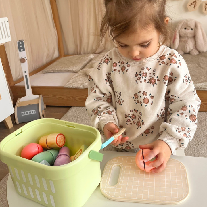 
						TOOKY TOY Drewniany Zestaw Żywność Warzywa Owoce
					
