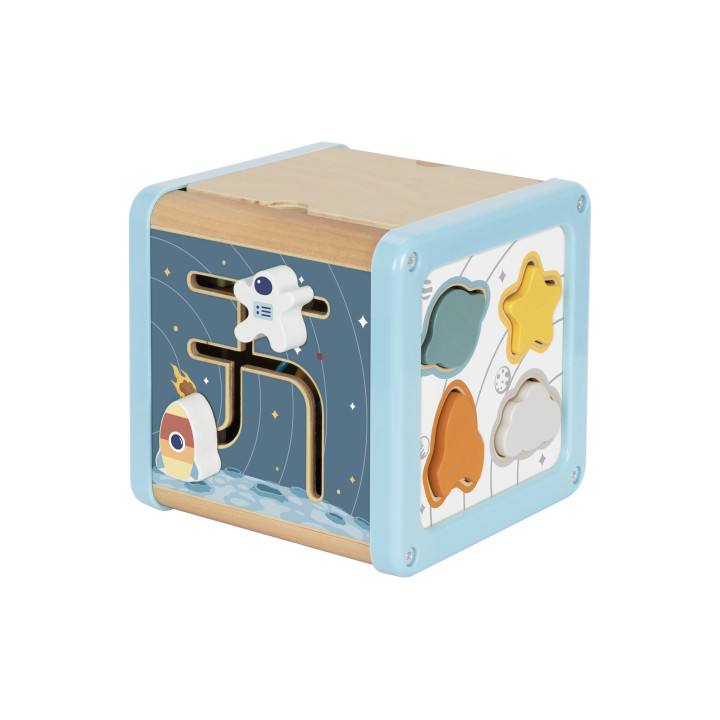 
						TOOKY TOY Drewniana Kostka Aktywności Kosmos Sorter Labirynt
		