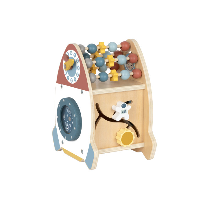 
						TOOKY TOY Kosmiczna Rakieta Aktywności Sorter Labirynt Drewnian
