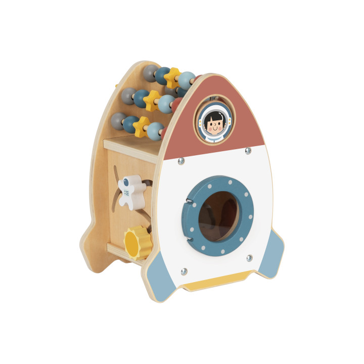 
						TOOKY TOY Kosmiczna Rakieta Aktywności Sorter Labirynt Drewnian