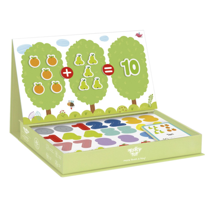 
						TOOKY TOY Drewniana Gra Magnetyczna Układanka Montessori dla Dz