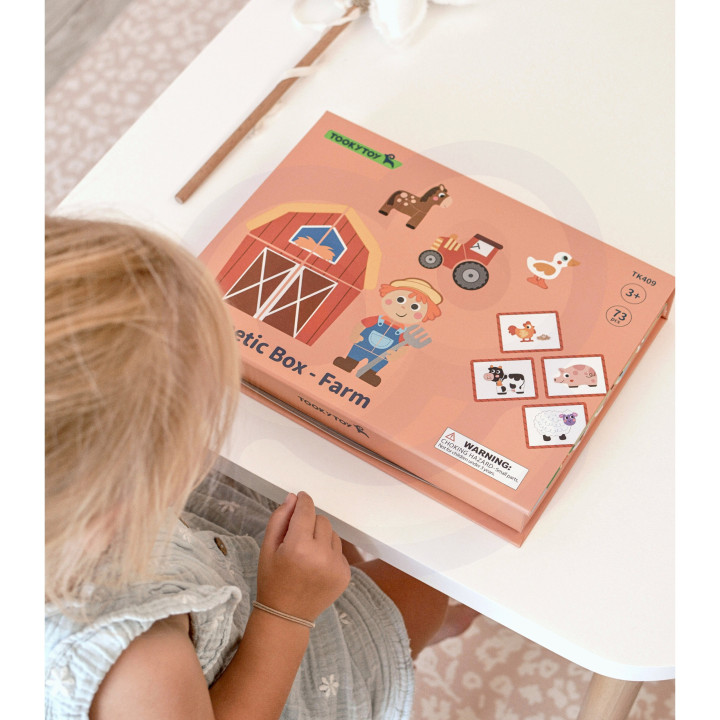
						TOOKY TOY Układanka Magnetyczna Farma Puzzle
					