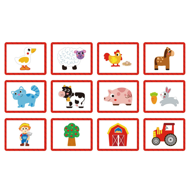 
						TOOKY TOY Układanka Magnetyczna Farma Puzzle
					