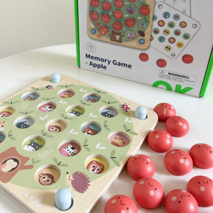 
						TOOKY TOY Memory Gra Pamięciowa Jabłuszka
					