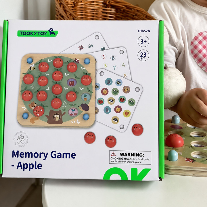 
						TOOKY TOY Memory Gra Pamięciowa Jabłuszka
					