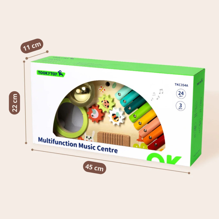 
						TOOKY TOY Wielofunkcyjny Instrument Centrum Muzyczne Ksylofon Z
