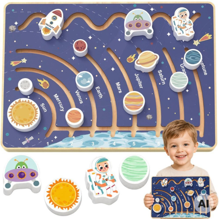 
						TOOKY TOY Tablica Edukacyjna Układ Słoneczny
					