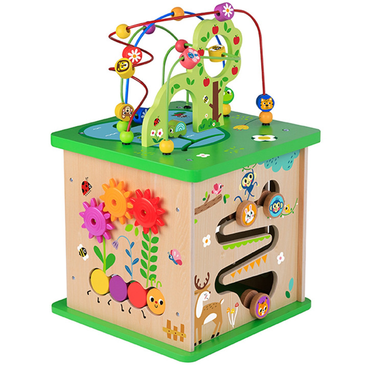 
						TOOKY TOY Kostka Edukacyjna Sorter Labirynt Przeplatanka Zwierz