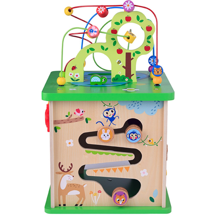 
						TOOKY TOY Kostka Edukacyjna Sorter Labirynt Przeplatanka Zwierz