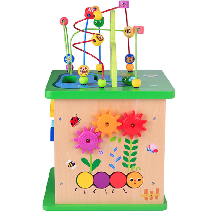 
						TOOKY TOY Kostka Edukacyjna Sorter Labirynt Przeplatanka Zwierz