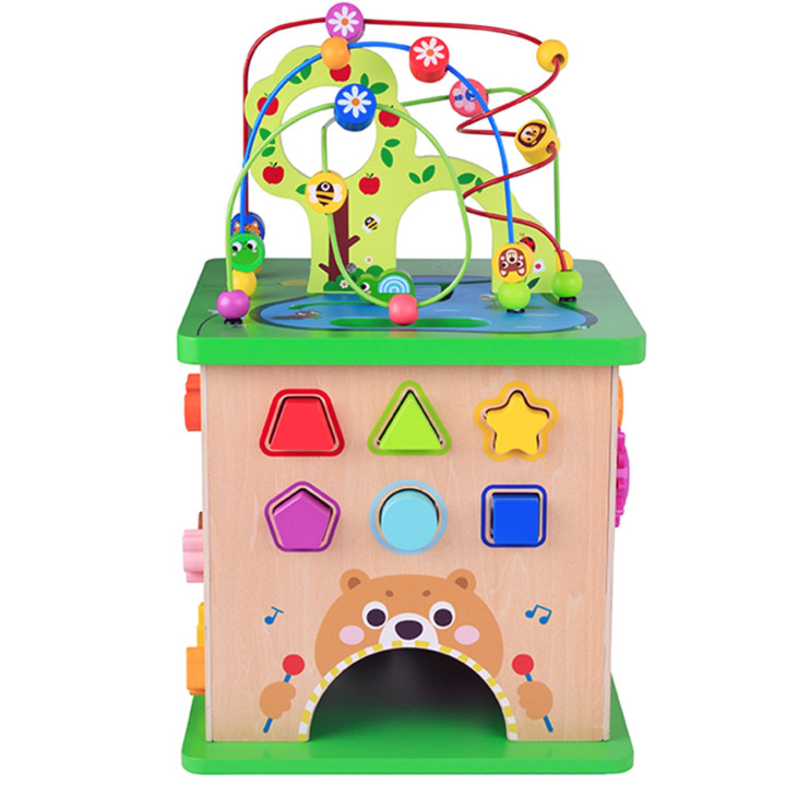 
						TOOKY TOY Kostka Edukacyjna Sorter Labirynt Przeplatanka Zwierz