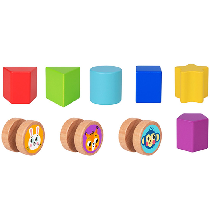 
						TOOKY TOY Kostka Edukacyjna Sorter Labirynt Przeplatanka Zwierz