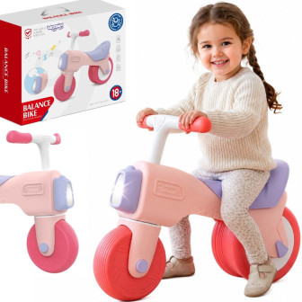 WOOPIE BABY Rowerek Biegowy Jeździk Dźwięk 18m+ Różowy
