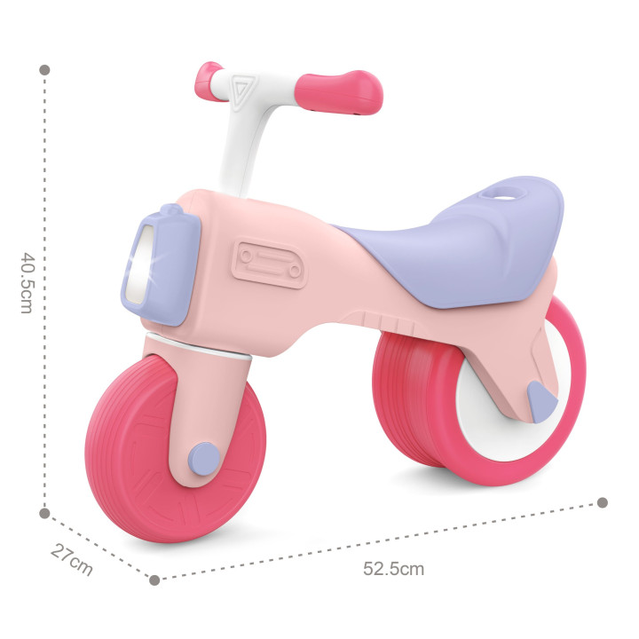 WOOPIE BABY Rowerek Biegowy Jeździk Dźwięk 18m+ Różowy
