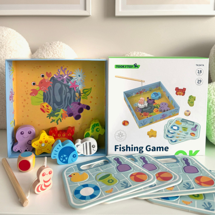 
						TOOKY TOY Gra Łowienie Rybek Gra Zręcznościowa
					