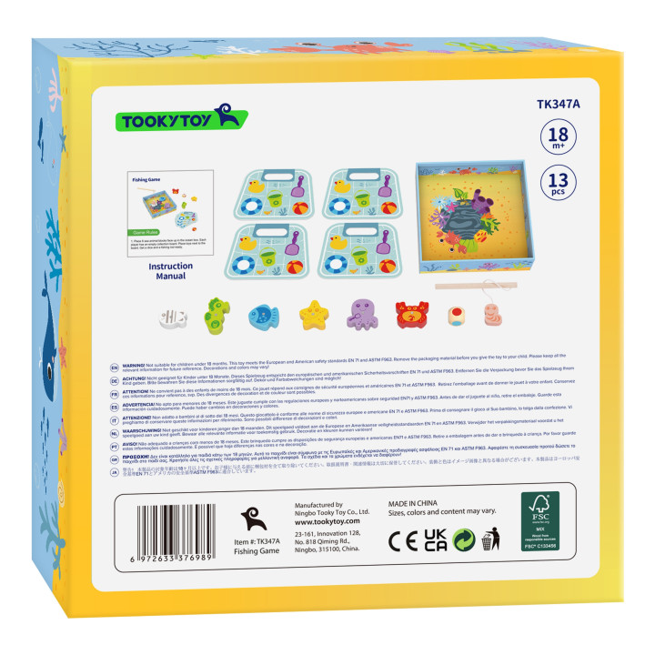 
						TOOKY TOY Gra Łowienie Rybek Gra Zręcznościowa
					