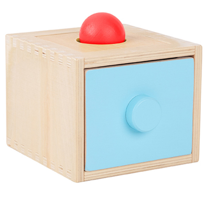 WOOPIE GREEN Drewniana Szuflada Edukacyjna 4w1 Sorter Montessori Gra w