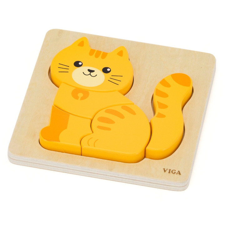 
						VIGA Drewniane Puzzle - Rudy Kotek
					