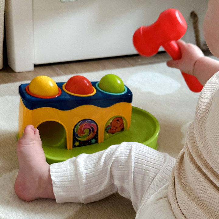 
						WOOPIE BABY Kolorowa Przebijanka Wbijanka z Młoteczkiem Montess