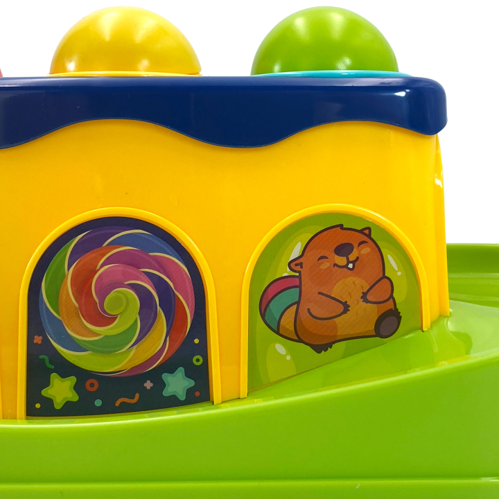
						WOOPIE BABY Kolorowa Przebijanka Wbijanka z Młoteczkiem Montess